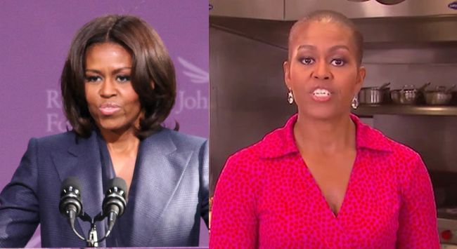 Wpadka Pierwszej Damy na wizji! Co się stało z włosami Michelle Obamy?