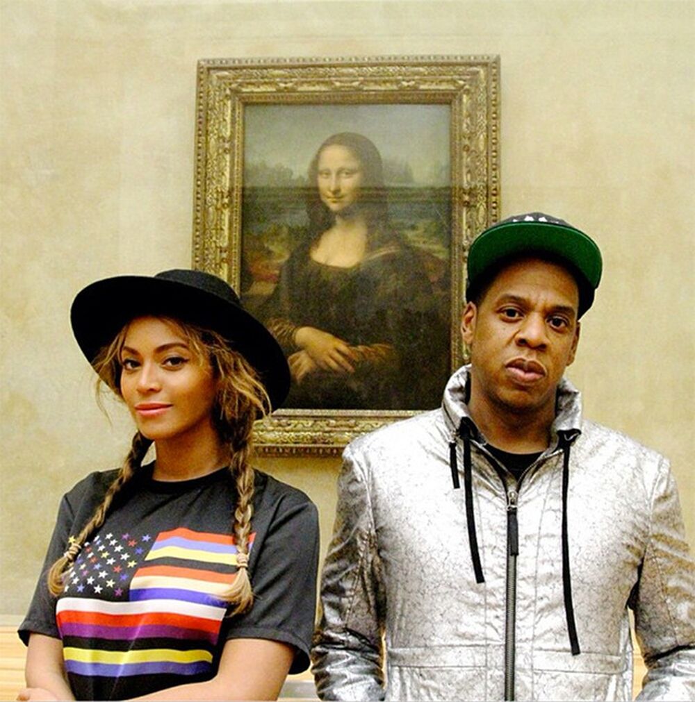 Beyonce, Jay Z, Luwr, Mona Lisa
Fotografia: screen z Instagram.com