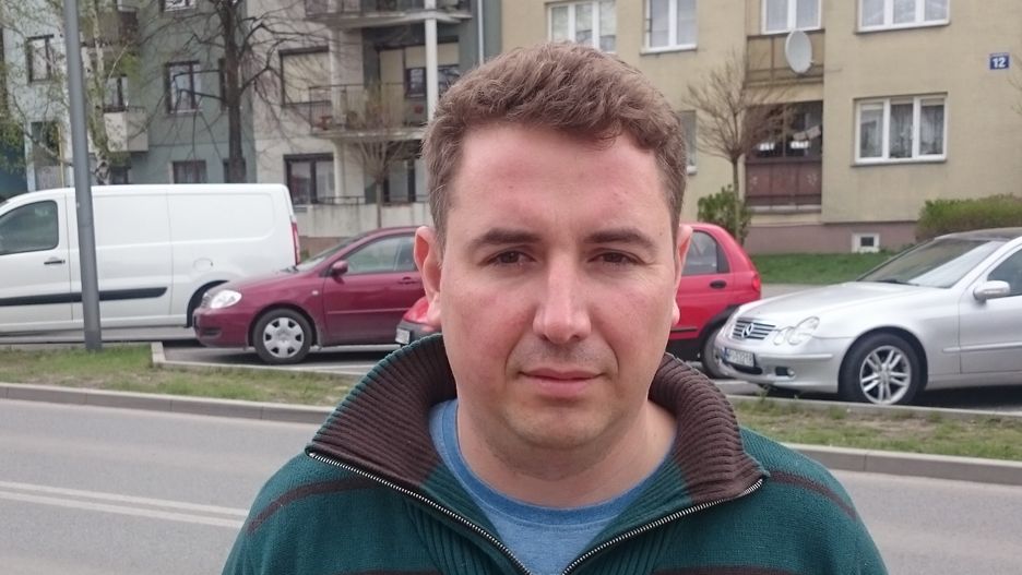 Dariusz Borzym - Przedstawiciel Stowarzyszenia Mieszkańców "Zakątek Cybisa"