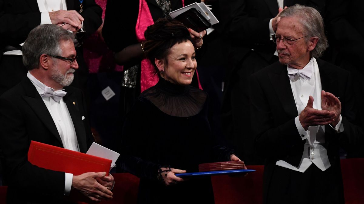 Olga Tokarczuk odebrała nagrodę Nobla w dziedzinie literatury za 2018 r.