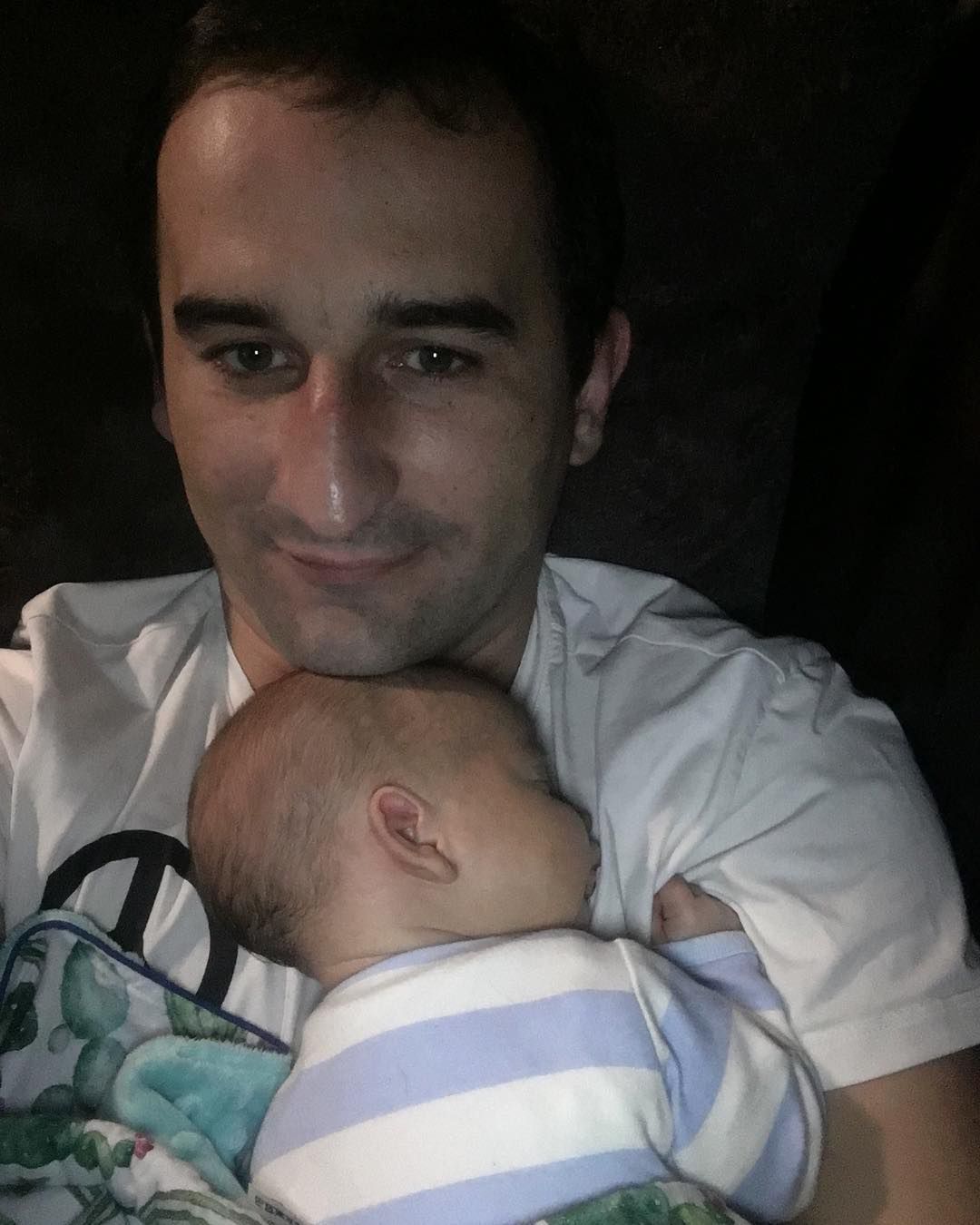 Misiek Koterski z synem Fryderykiem