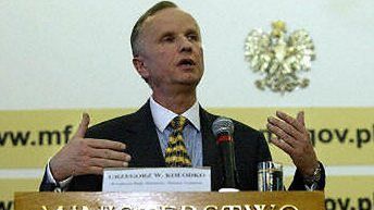 Grzegorz Kołodko podczas konferencji