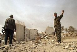 Siły koalicji zajęły lotnisko, Bagdad bez prądu