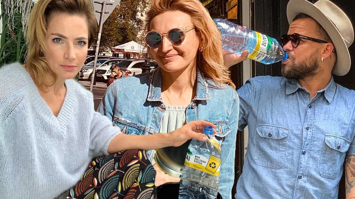 Gwiazdy dbają o środowisko i wrzucają plastik #dozoltegokosza: Anna Dereszowska, Reni Jusis, Michał Piróg