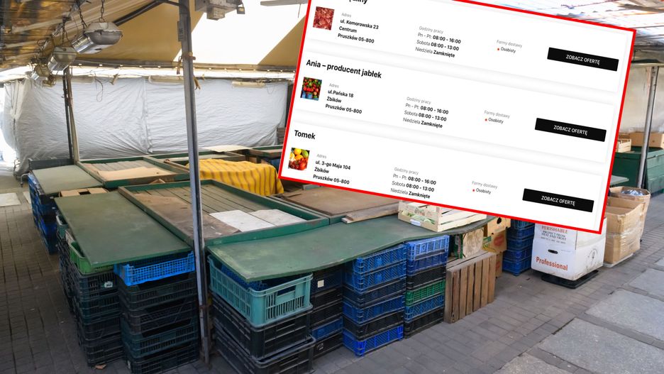 Bazary zamknięte prze koronawirusa, ale sprzedawcy starają się sobie radzić, jak mogą