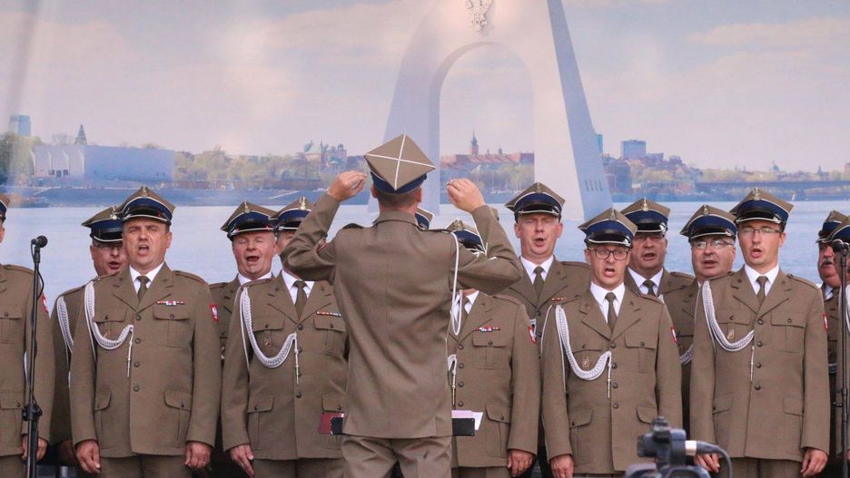 Jedna z koncepcji łuku triumfalnego autorstwa architekta Marka Skrzyńskiego