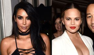 Bitwa na dekolty: Kim Kardashian czy Chrissy Teigen?