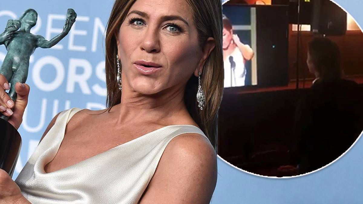 Brad Pitt wzruszył się do łez, kiedy oglądał Jennifer Aniston odbierającą nagrodę. Reakcja aktorki - bezcenna!