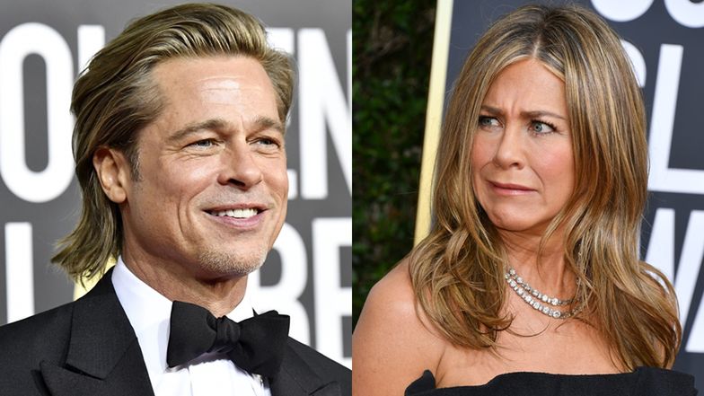 Złote Globy 2020. Brad Pitt wspomniał o randkach. Reakcja Jennifer Aniston bezcenna