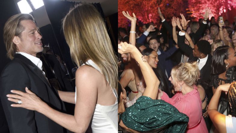 Brad Pitt i Jennifer Aniston bawili się na tym samym afterparty.