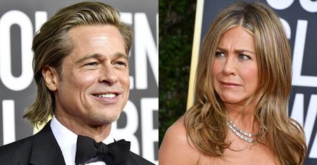 Złote Globy 2020. Brad Pitt wspomniał o randkach. Reakcja Jennifer Aniston bezcenna