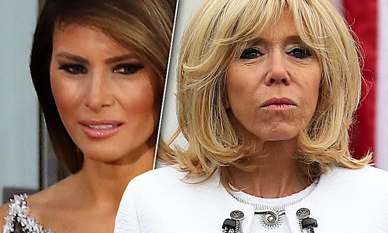 Brigitte Macron i Melania Trump