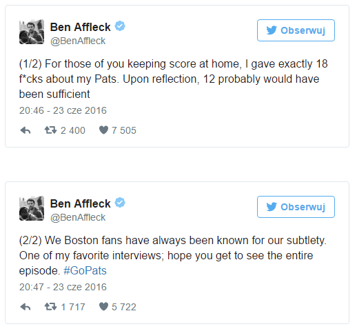 Ben AffleckTwitter