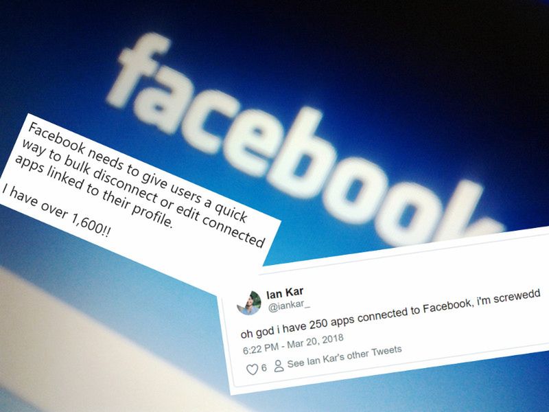 Wszystkie facebookowe aplikacje pobierają dane. Wielu użytkowników w szoku