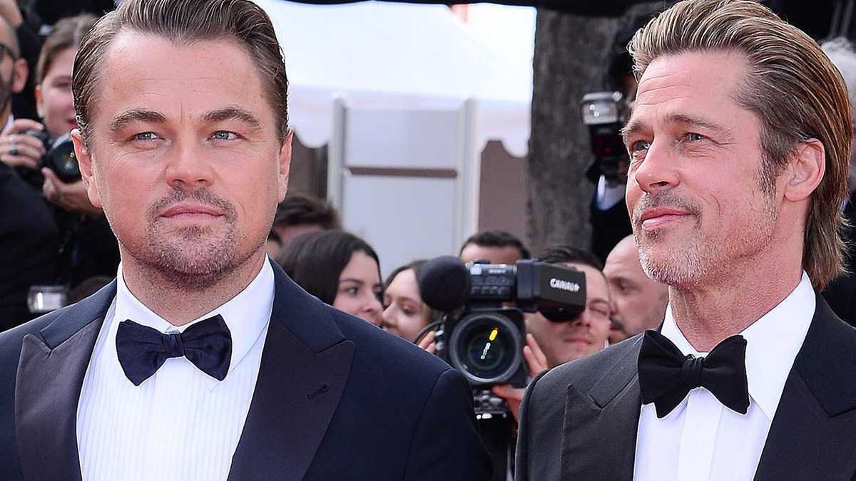 Cannes 2019: Brad Pitt i Leonardo DiCaprio podczas premiery "Once upon a time in Hollywood" podbili czerwony dywan. Humory tego wieczoru niezwykle im dopisywały