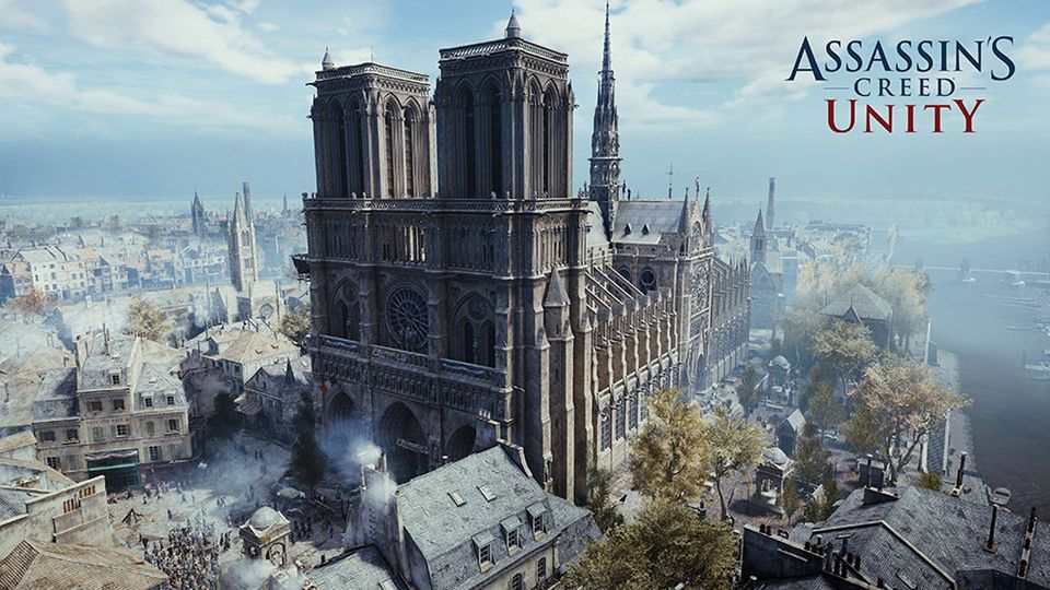 Prawdziwa uległa zniszczeniu, więc możesz zobaczyć wirtualną. "Assassin's Creed: Unity" za darmo