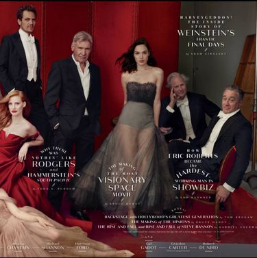 Vanity Fair, marzec 2018 - 12 największych gwiazd Hollywood we wspólnej sesji zdjęciowej