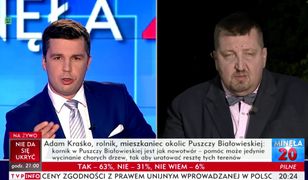 Dyskusja o wycince Puszczy w TVP. Wśród ekspertów gwiazda programu "rolnik szuka żony"