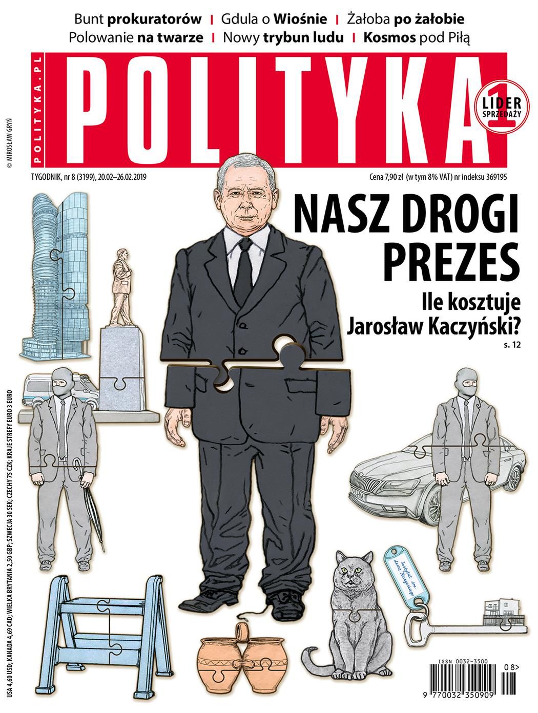 Jarosław Kaczyński na okładce "Polityki". "Sensacyjna lektura"