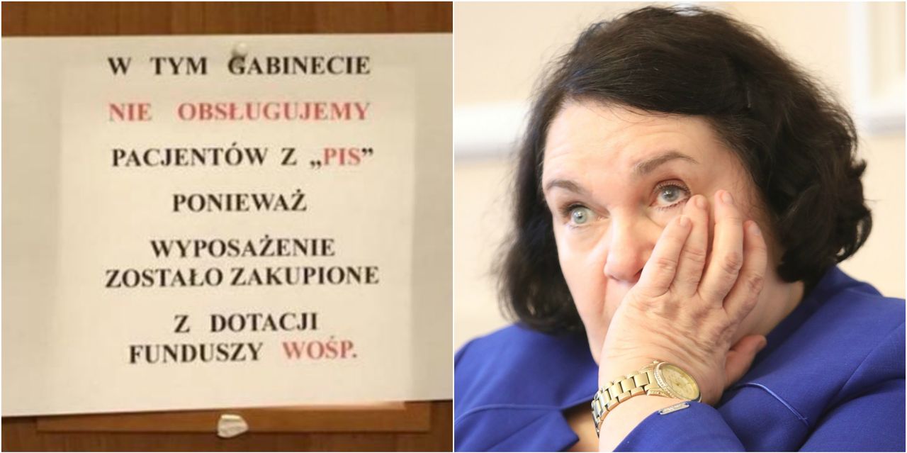 Posłanka PiS oburzona postawą lekarza. Nie chciał obsługiwać przeciwników WOŚP