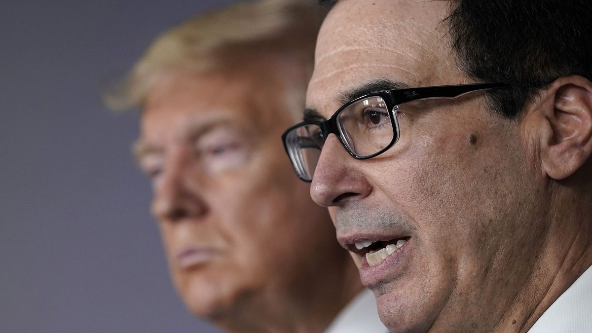 Steven Mnuchin przekonywał Republikanów do przyjęcia pakietu pomocowego 