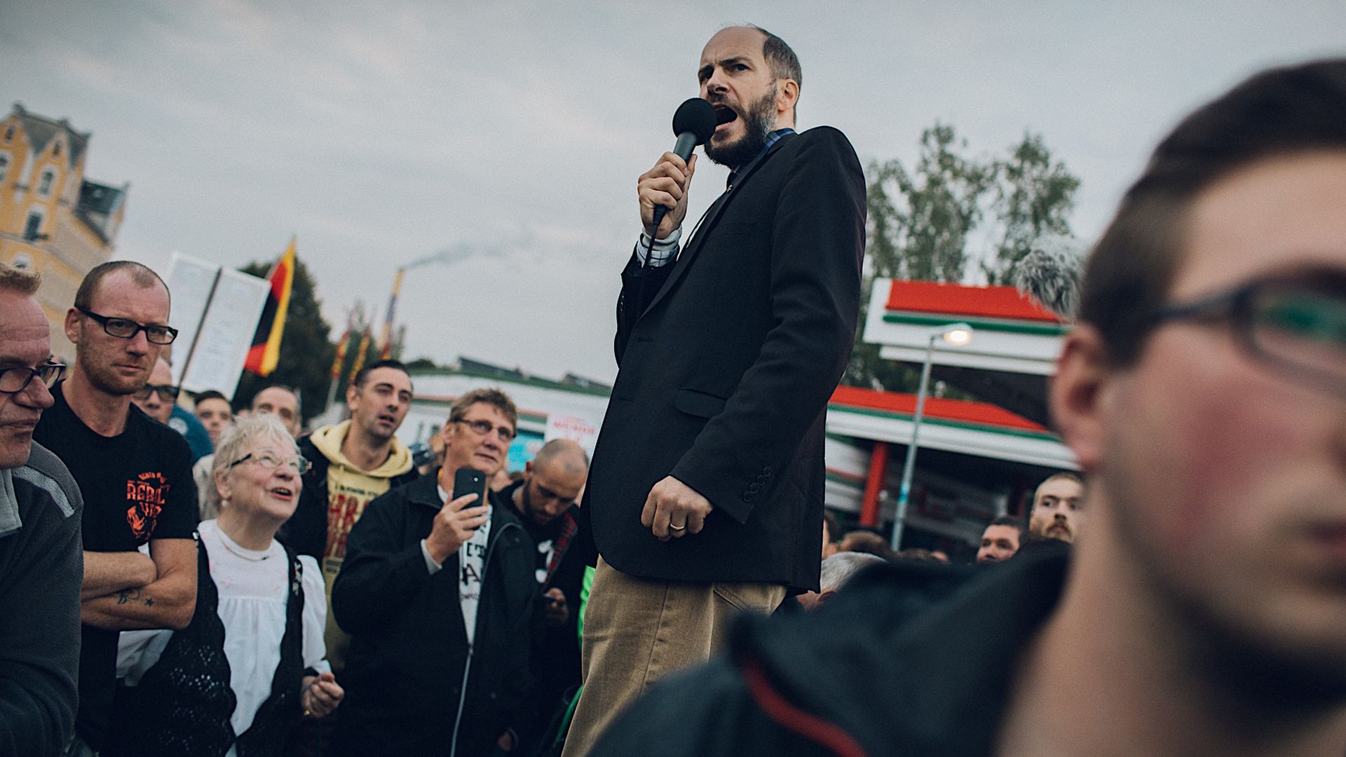 Martin Kohlmann, jeden z przywódców Pro Chemnitz