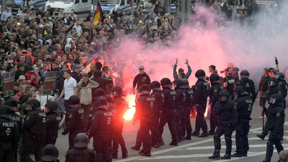 W Chemnitz doszło do zamieszek