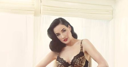Dita von Teese i jej bielizna