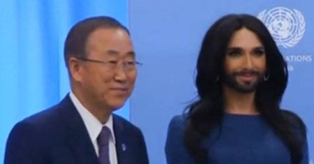 Conchita Wurst w ONZ. Sekretarz generalny chwali drag queen