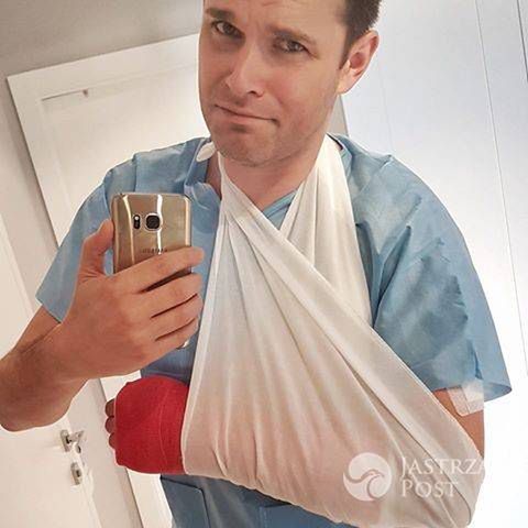 Marek Kaliszuk złamał rękę