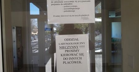 Szpitale zamykają oddziały. Utrata jednego lekarza zaważyła na istnieniu trzech oddziałów