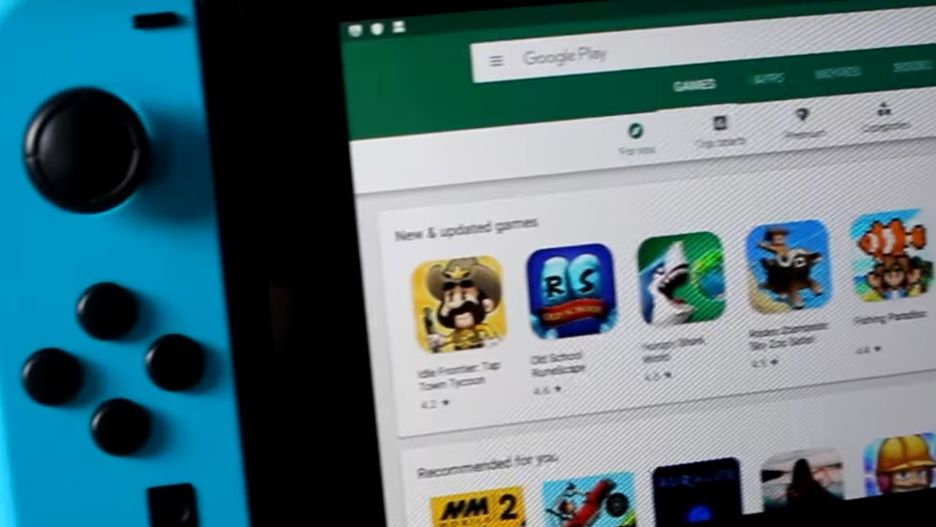 Android uruchomiony na Nintendo Switch