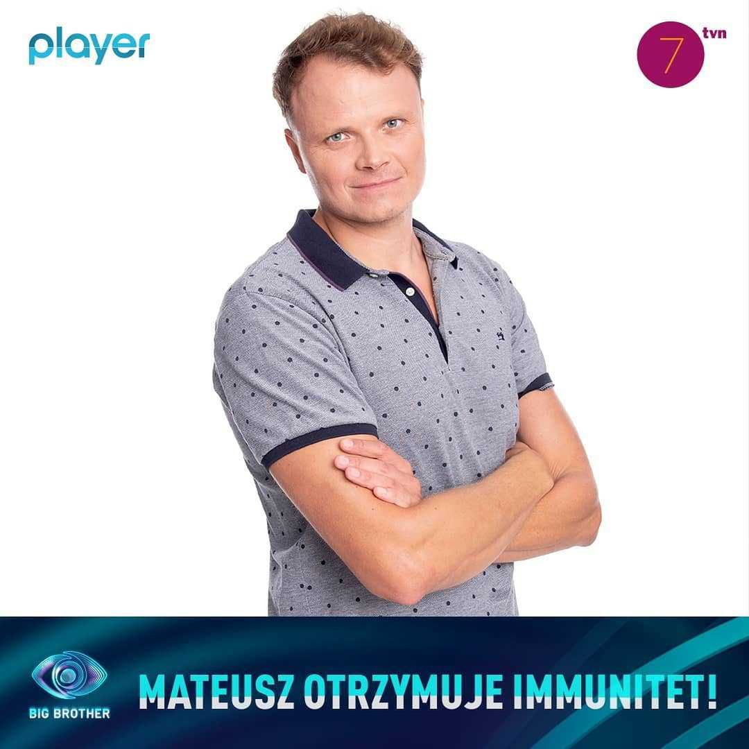Big Brother 2 - Mateusz otrzymuje immunitet