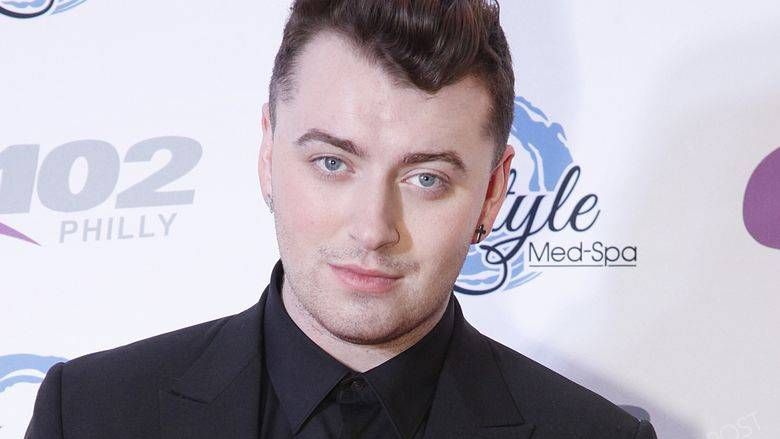PHILADELPHIA, PA - DECEMBER 10 :  Sam Smith pictured during the meet and greet at Q102's Jingle Ball at the Wells Fargo Center in Philadelphia, Pa on December 10, 2014  photo credit House Coverage Star Shooter / MediaPunch