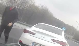 #dziejesiewmoto: atak agresora na innego kierowcę, pożar Audi R8 w Warszawie i wypadek Ferrari