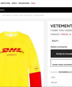 Bluza z logo DHL za 1,5 tysiąca złotych. Drogo? to i tak promocja