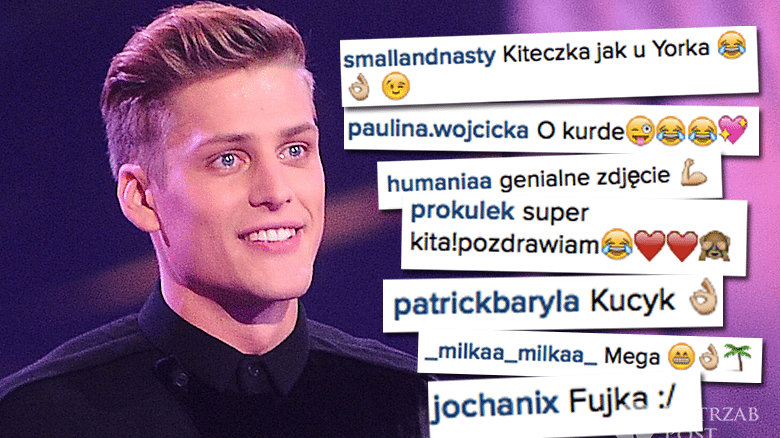 Jakob Kosel z kitką na głowie