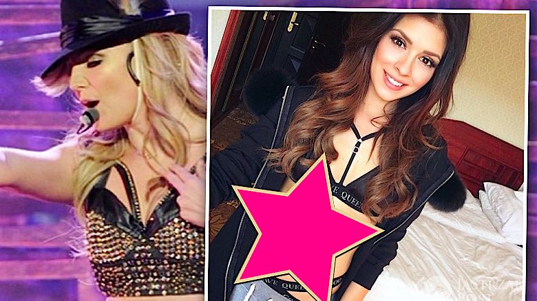 Klaudia Halejcio namalowany sześciopak