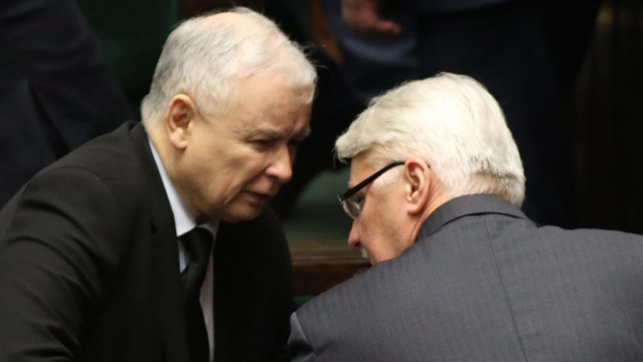Jarosław Kaczyński i Witold Waszczykowski