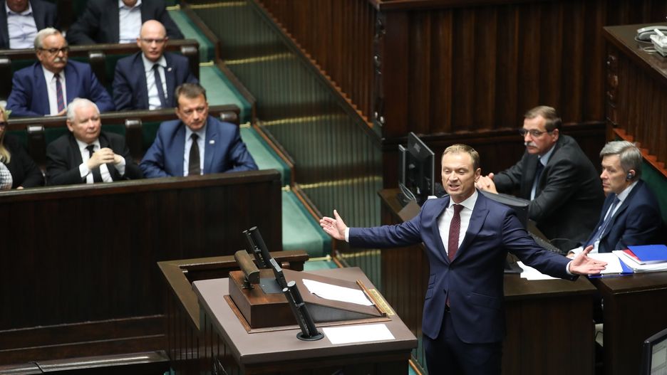 Sławomir Nitras w Sejmie.