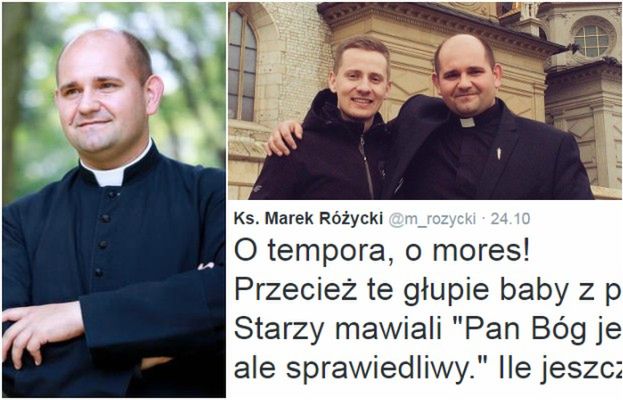 Ksiądz ostro o "czarnym proteście": Te głupie baby z piekła nie wyjdą. Facebook zablokował mu konto