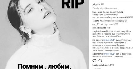 14-letnia modelka zapracowała się na śmierć. Nie ona pierwsza zmarła z wycieńczenia