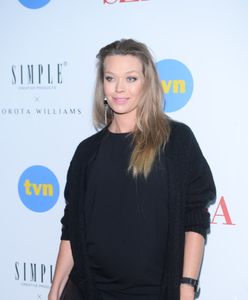 Tamara Arciuch zachwyca w zaawansowanej ciąży