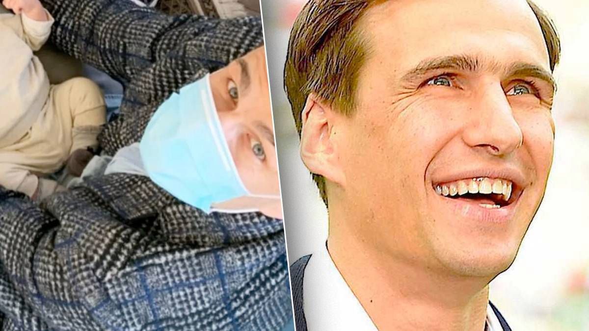 Jarosław Bieniuk z dziećmi