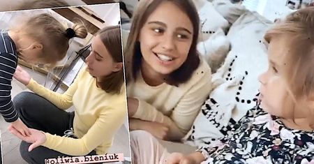 Natalia Siwiec nagrała Oliwię Bieniuk podczas zabawy z Mią. Co za słodki widok