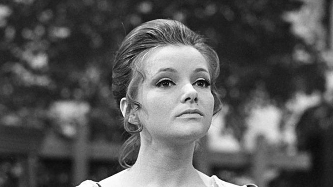 Anna Seniuk w "Profesji pani Warren", 1971