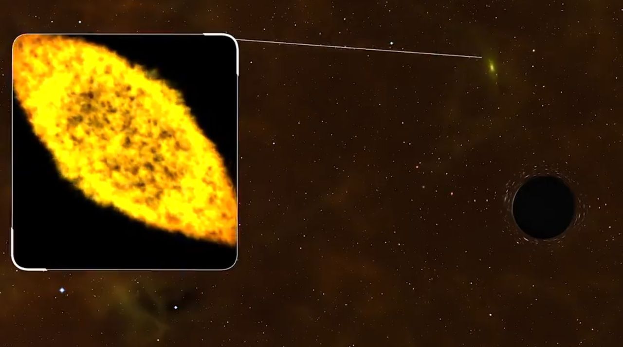 NASA uchwyciła obraz czarnej dziury niszczącej gwiazdę wielkości Słońca [WIDEO]