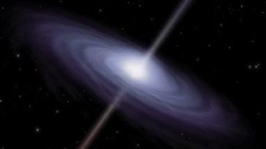 Czarna dziura - wizualizacja NASA