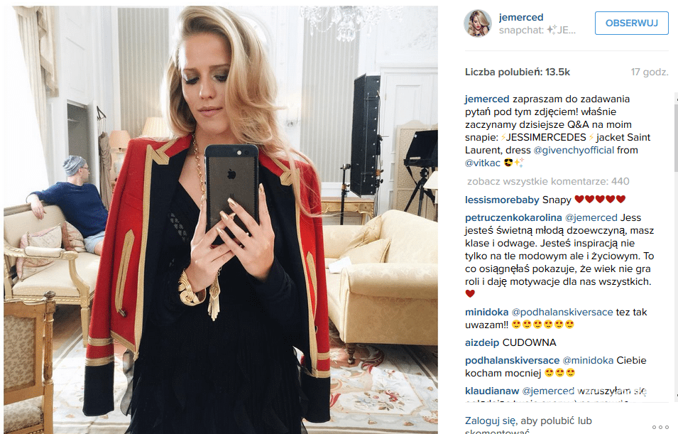Jessica Mercedes w sesji dla magazynu Viva