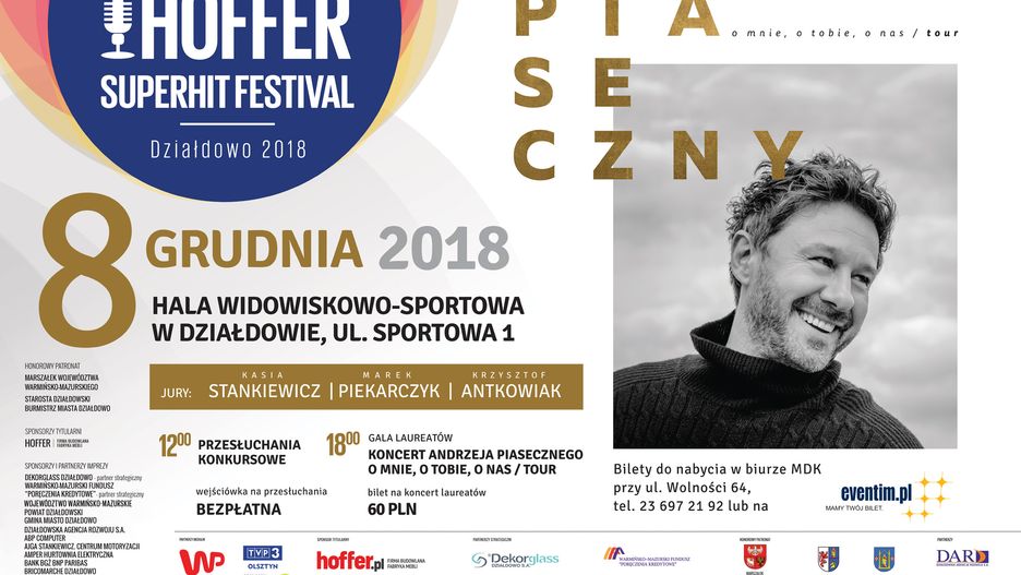 Gwiazdą festiwalu będzie Andrzej Piaseczny